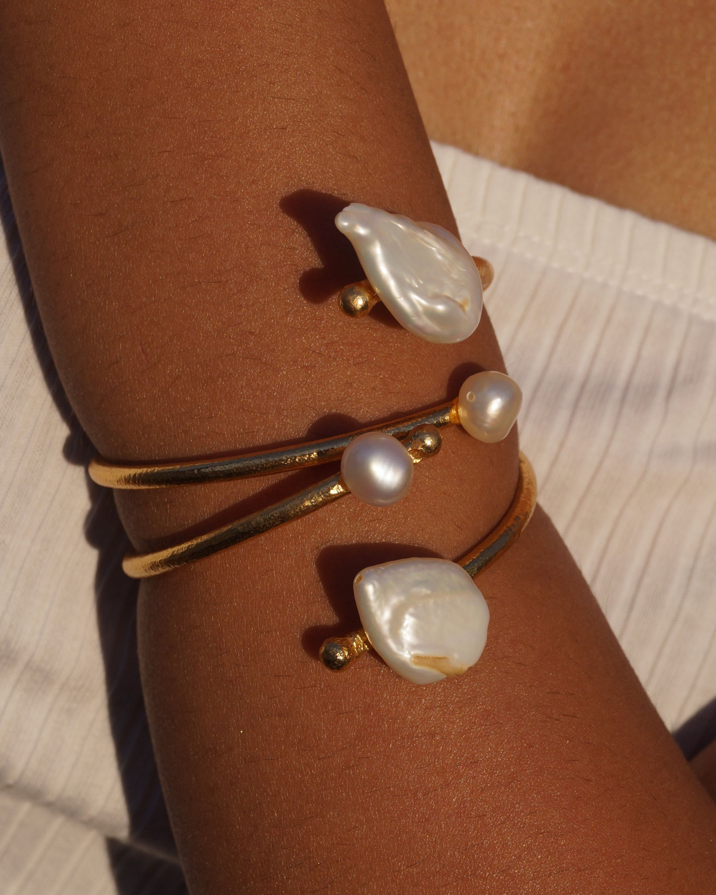 Melted Moon Cuff