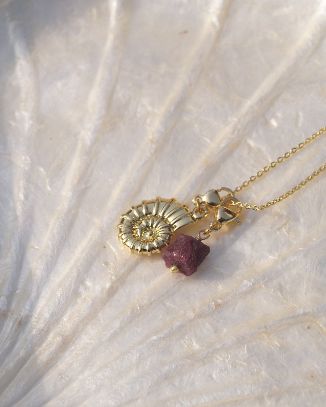 Ruby Crush Charm Necklace