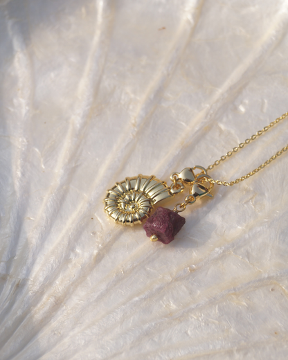 Ruby Crush Charm Necklace