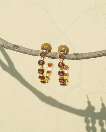 Gulmohar Hoops