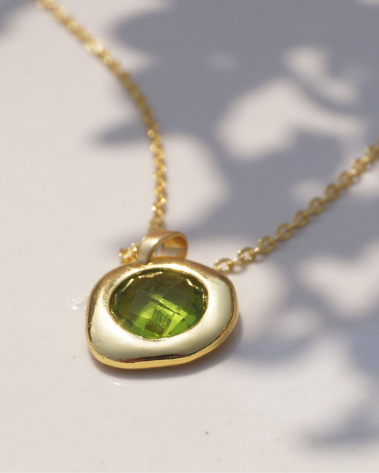 Olive Glow Necklace
