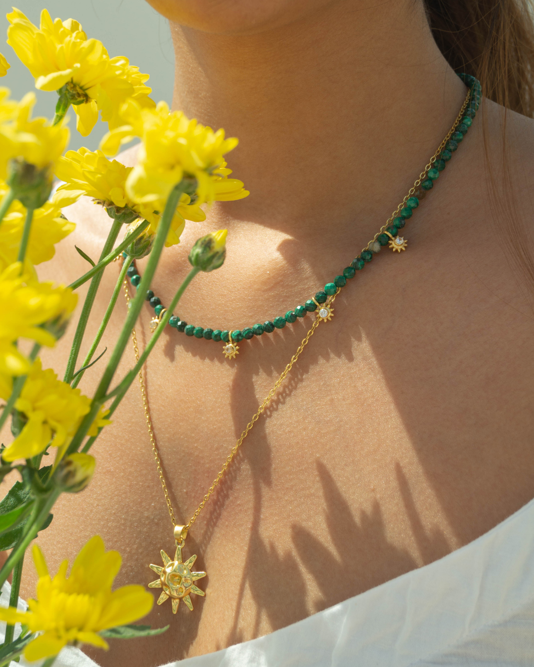 Malachite's Call Necklace