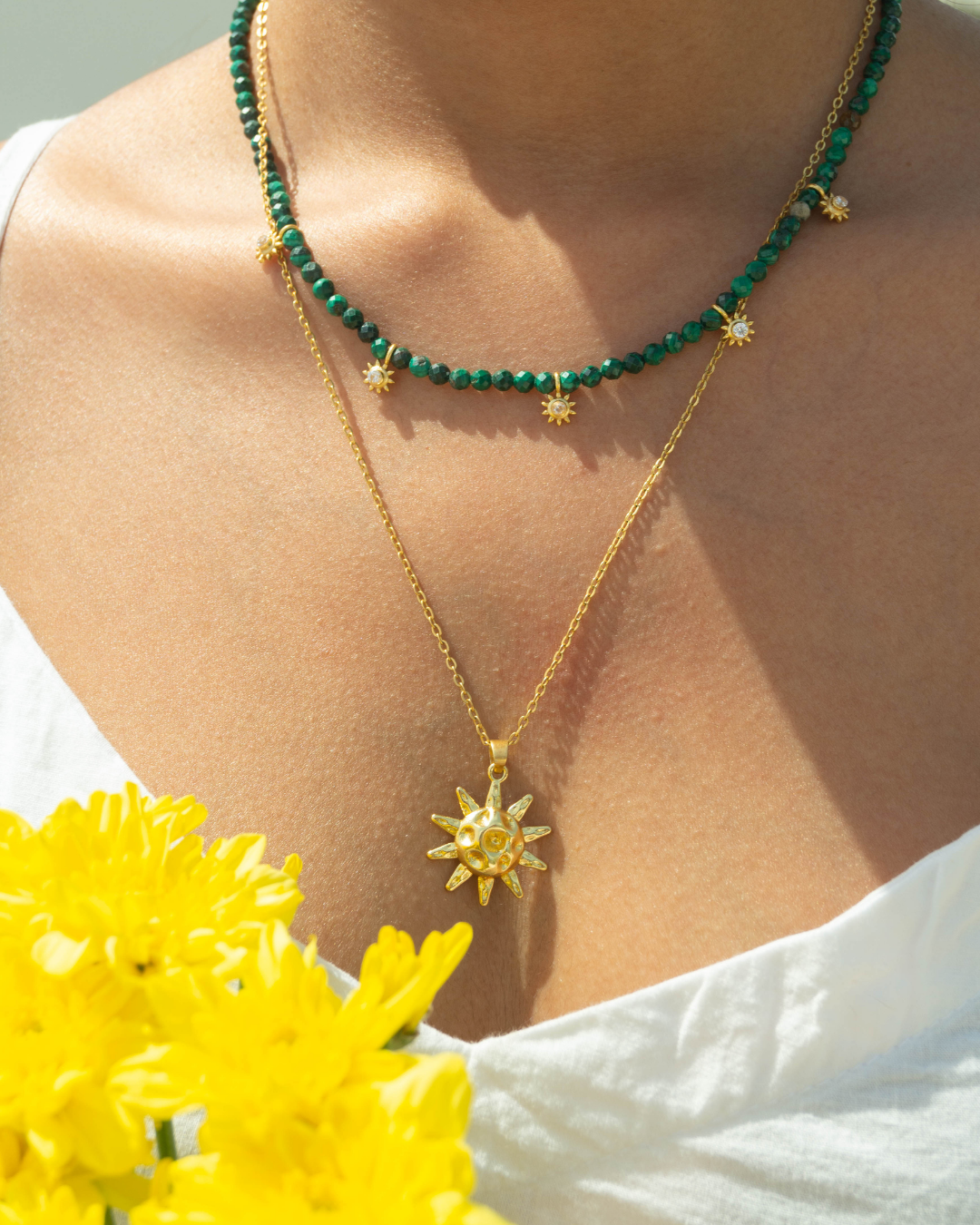Malachite's Call Necklace