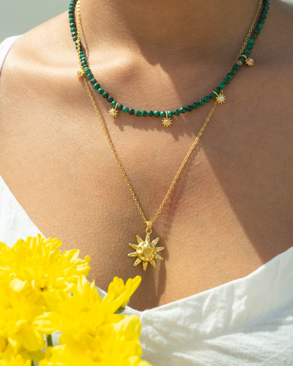 Malachite's Call Necklace