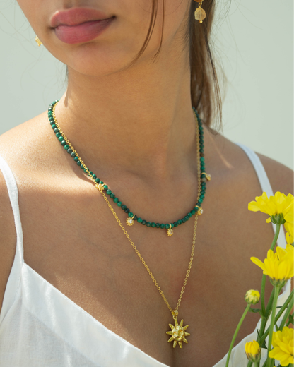 Malachite's Call Necklace