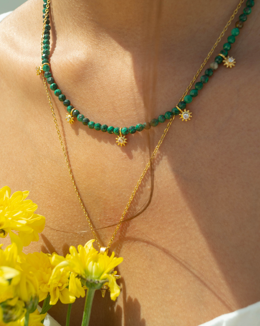 Malachite's Call Necklace