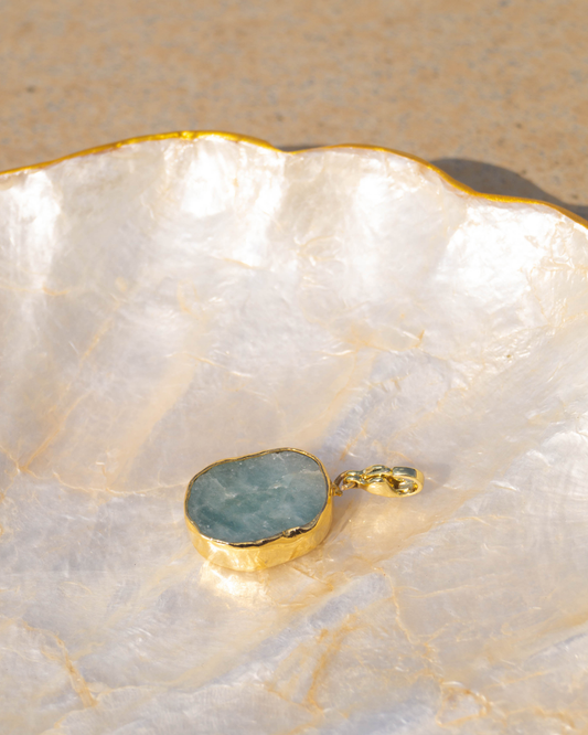 Raw Aquamarine Pedant (Big)