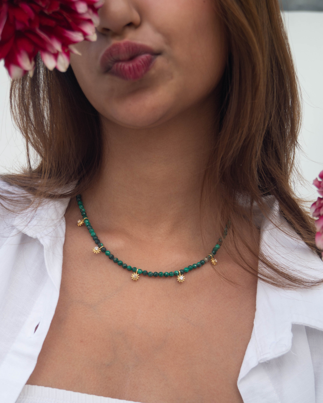 Malachite's Call Necklace