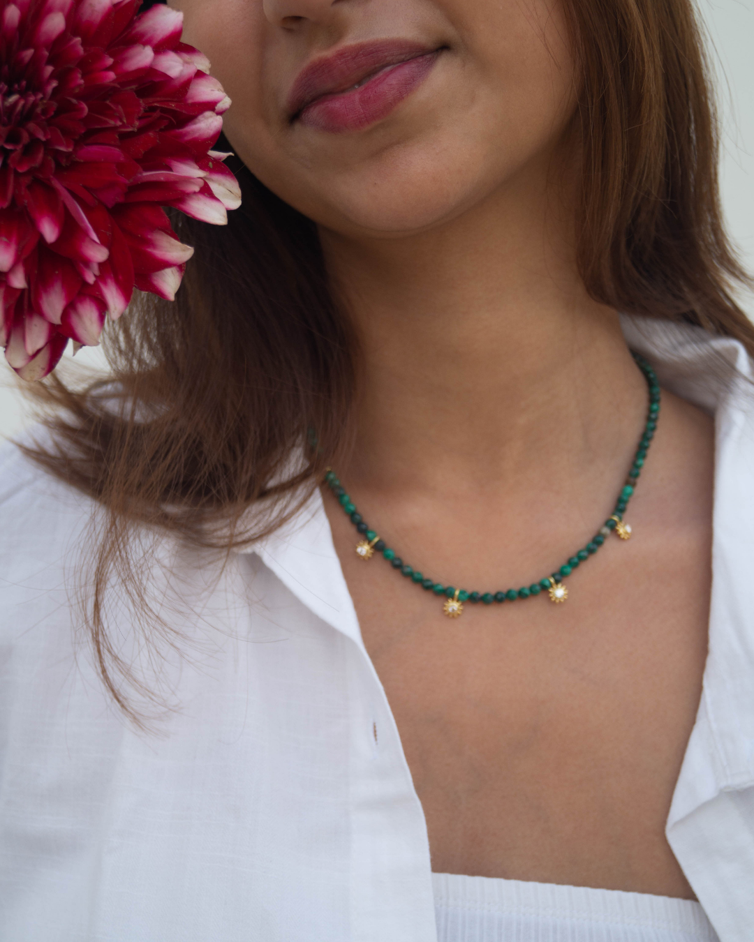 Malachite's Call Necklace