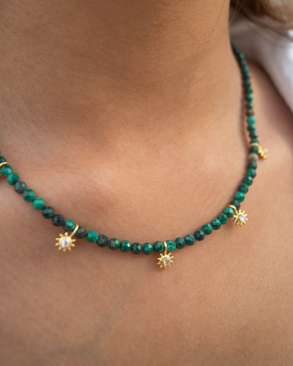 Malachite's Call Necklace