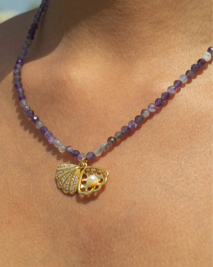 Amethyst Bloom Necklace