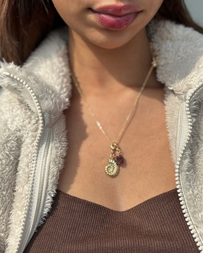 Ruby Crush Charm Necklace