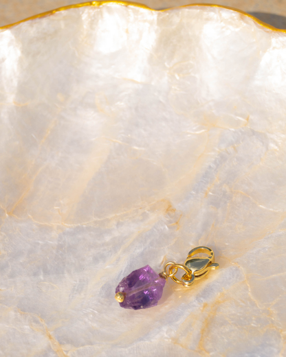 Raw Amethyst Pendant