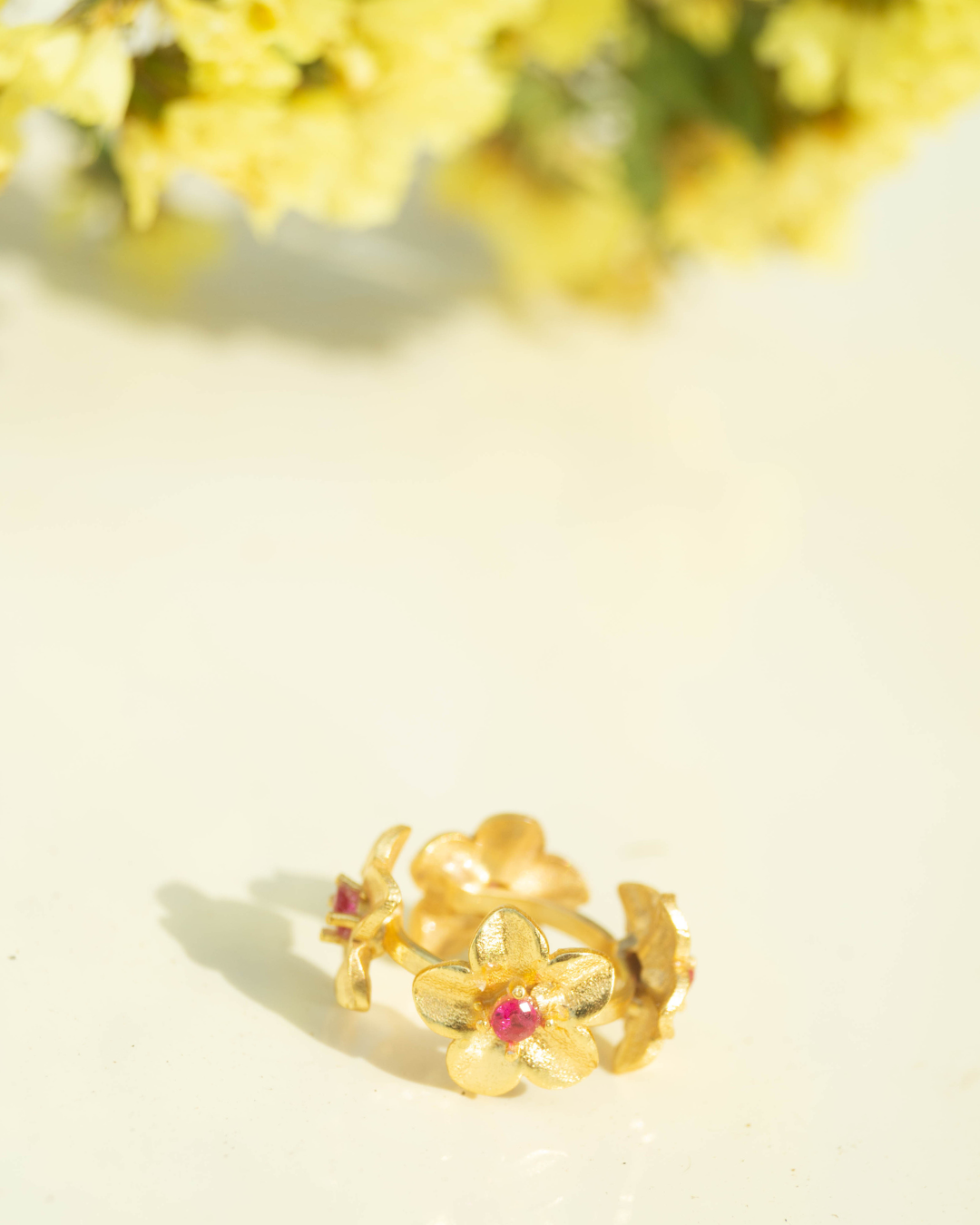 Plumeria Ear Cuff
