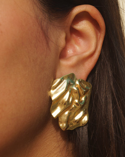 Molten Gold Earrings
