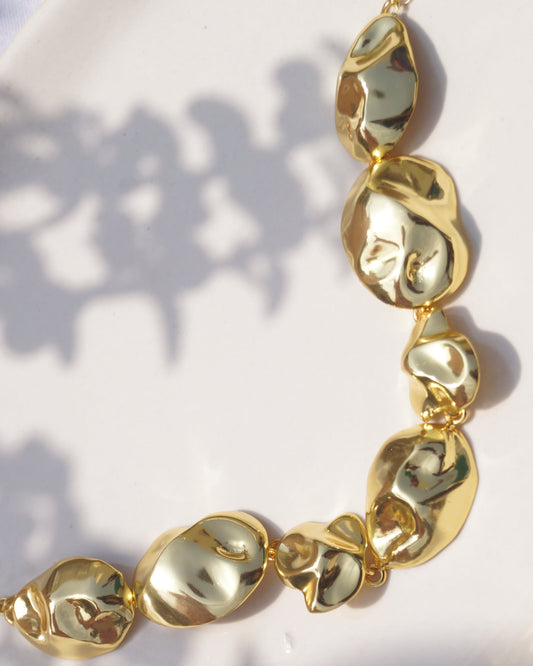 Gold-dipped Lava Choker