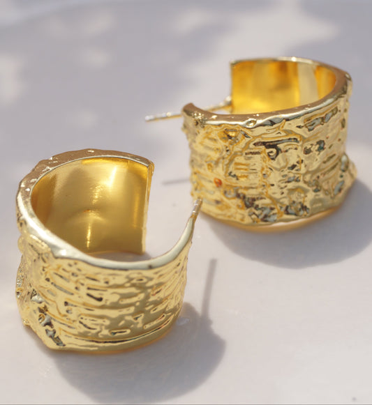 Scorched Gold Earrings