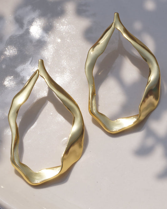 Abstract Wave Earring