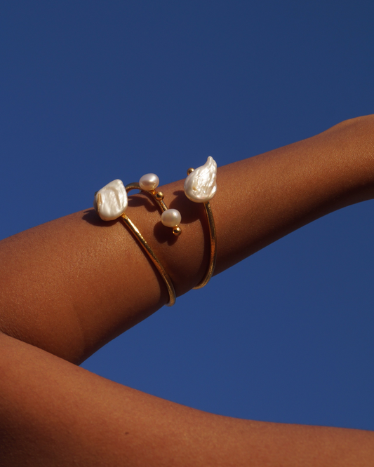 Melted Moon Cuff